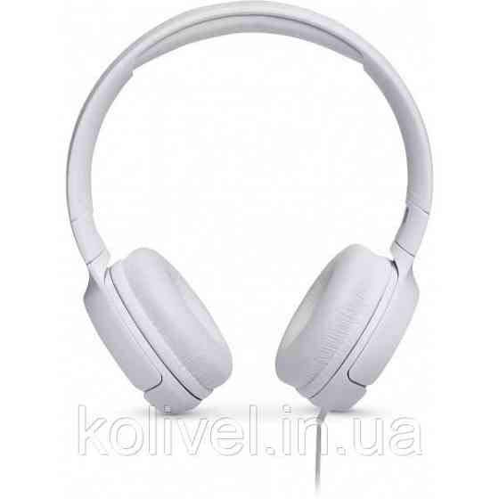 Навушники JBL T500 White (JBLT500WHT) (JBLT500WHT) Киев