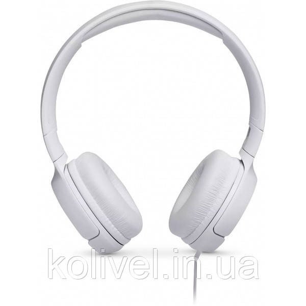 Навушники JBL T500 White (JBLT500WHT) (JBLT500WHT) Киев - изображение 1