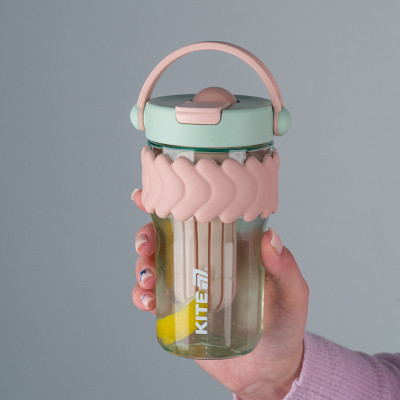 Бутылка для воды Kite 700 мл м'ятно-рожевий (K25-1230-3) Винница - изображение 8