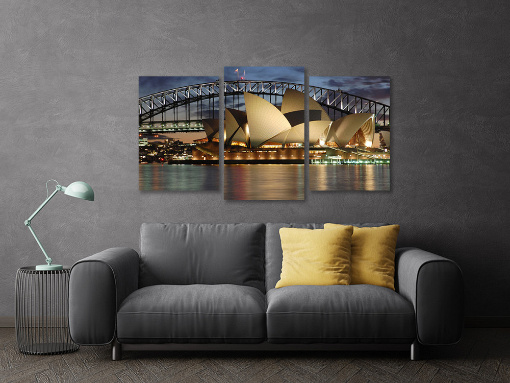 Модульна картина у вітальню/ спальню Опера Сідней  Art-541_3 100x150 см Київ - фото 3