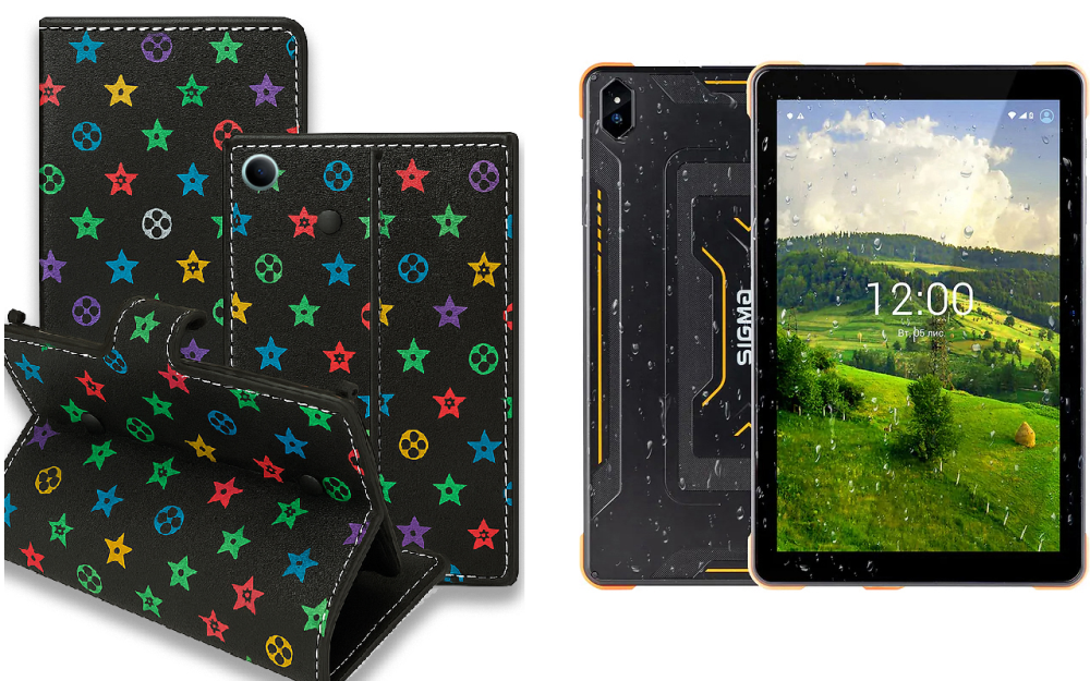 Книжка-трансформер для планшета Sigma mobile Tab A1035 Max, колір Black Lyi Black Київ - фото 1