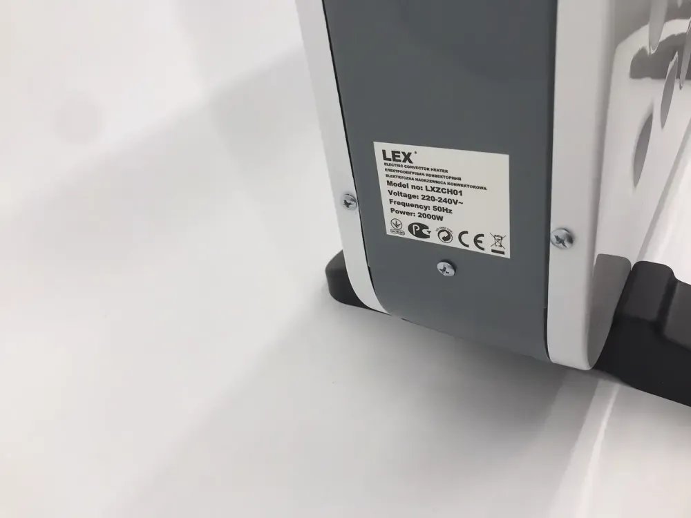 Обогреватель LEX LXZCH01 – электрический, 2000 Вт, Чехия, гарантия 12 мес, защита от перегрева Львов - изображение 3