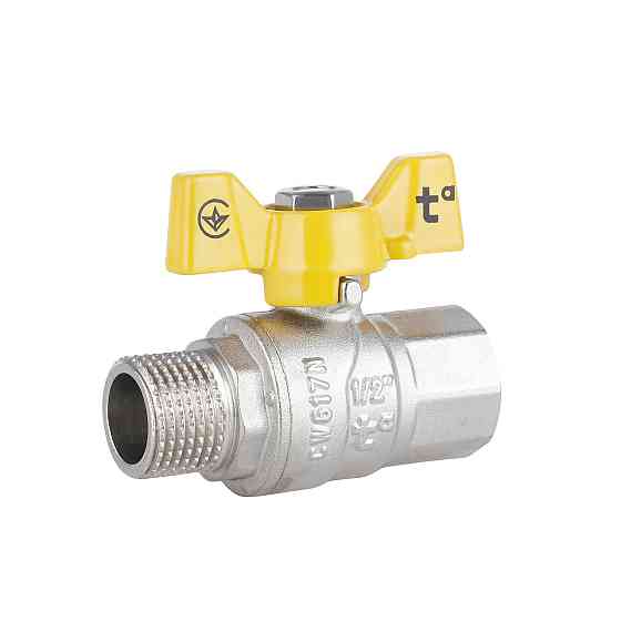 Кран кульовий Thermo Alliance Forte 1/2" ВН для газу (метелик) SF607G15 Київ