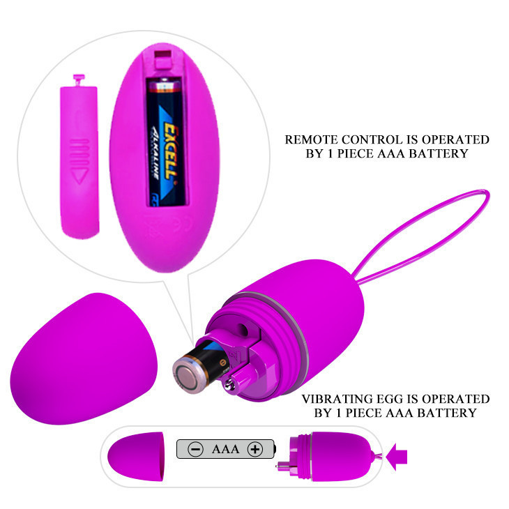 Віброяйце - Pretty Love Selkie Vibrating Egg Purple Sex Aura Київ - фото 10