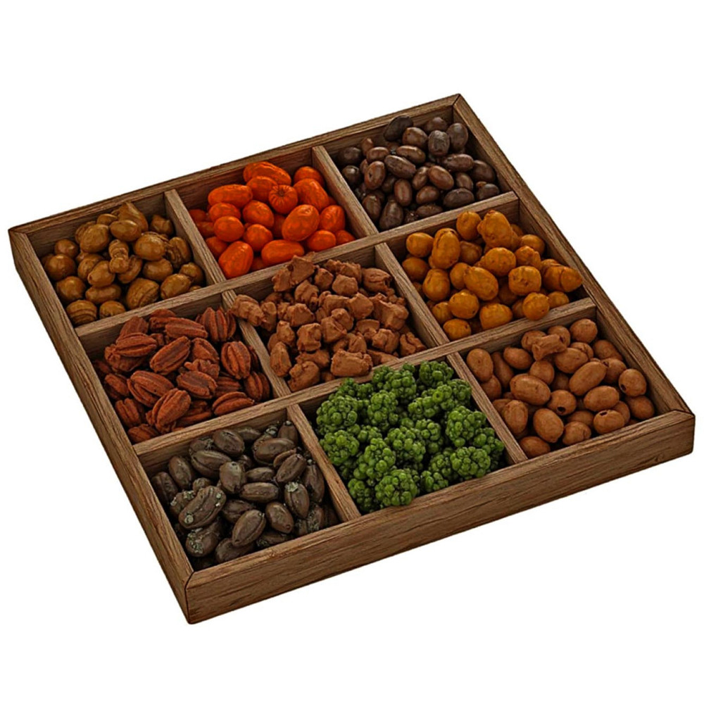 Менажниця дерев'яна "Тоначе" макоре Миколаїв - фото 1