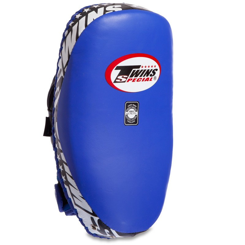 Лапа вигнута для боксу та єдиноборств TWINS PML-23-L ліва розмір 33x19x11 см синій Київ - фото 2