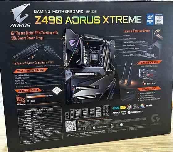 Материнская плата: AORUS Z490 Xtreme LGA 1200+ оперативка.Нова !!! Киев