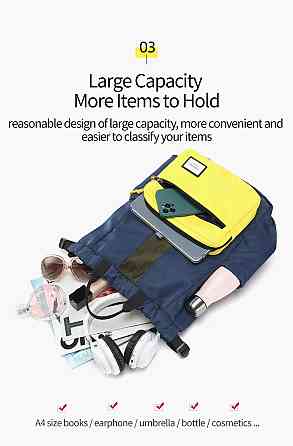 Рюкзак Tigernu T-S8511 14" Black with Wine Київ