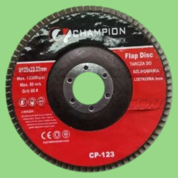 Пелюсточний диск 125x22,23 мм G60 для УШМ, абразивне коло для шліфування металу та дерева (10 шт.) Одеса - фото 3