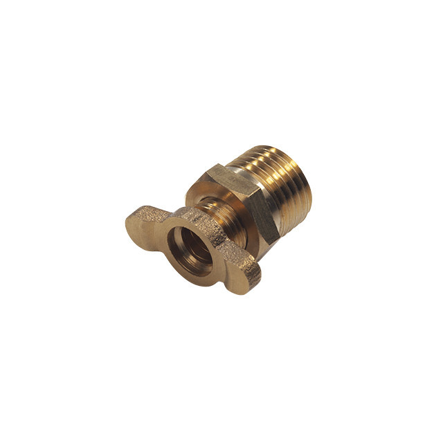 Клапан зливний латунний для компресорів, 1/4", вентиль "баранчик" INTERTOOL PT-5021 Київ - фото 2