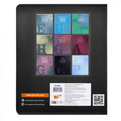 Зошит Yes предметний ХІМІЯ Fusion 48 аркушів, клітинка (767467) Вінниця - фото 5