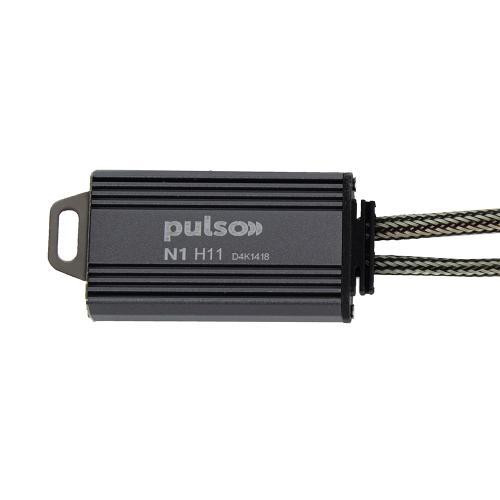 LED лампи PULSO N1 для авто H8/H9/H11/H16, світлодіоди OEM PHILIPS Flip Chip, 9-16В, 2x70Вт, 8500Лм, 6500К Харків - фото 4