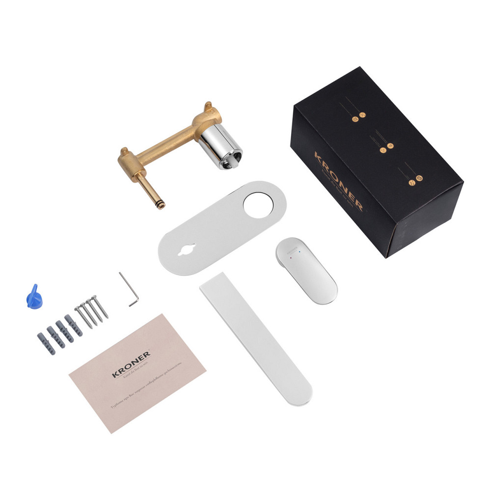 Смеситель скрытого монтажа для раковины Kroner Element 211133B-0101 Киев - изображение 5