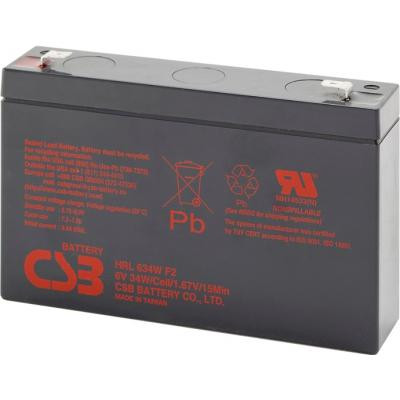 Батарея к ИБП CSB HRL634WF2 6V 9Ah (HRL634WF2) Винница - изображение 1
