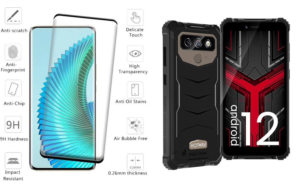 Захисне скло HyperGlass Pro для Hotwav T5 Max, Hotwav T5 Pro – максимальна чутливість та захист Київ - фото 2