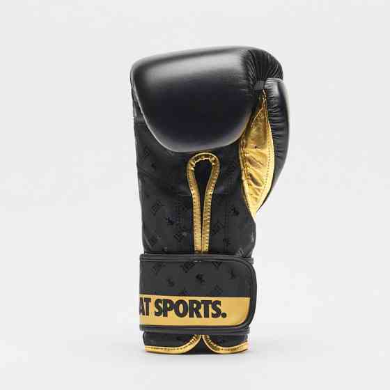 Боксерські рукавички Leone DNA Black 12 унцій професійні рукавички з натуральної шкіри для боксу, кікбоксингу та муай-тай Київ