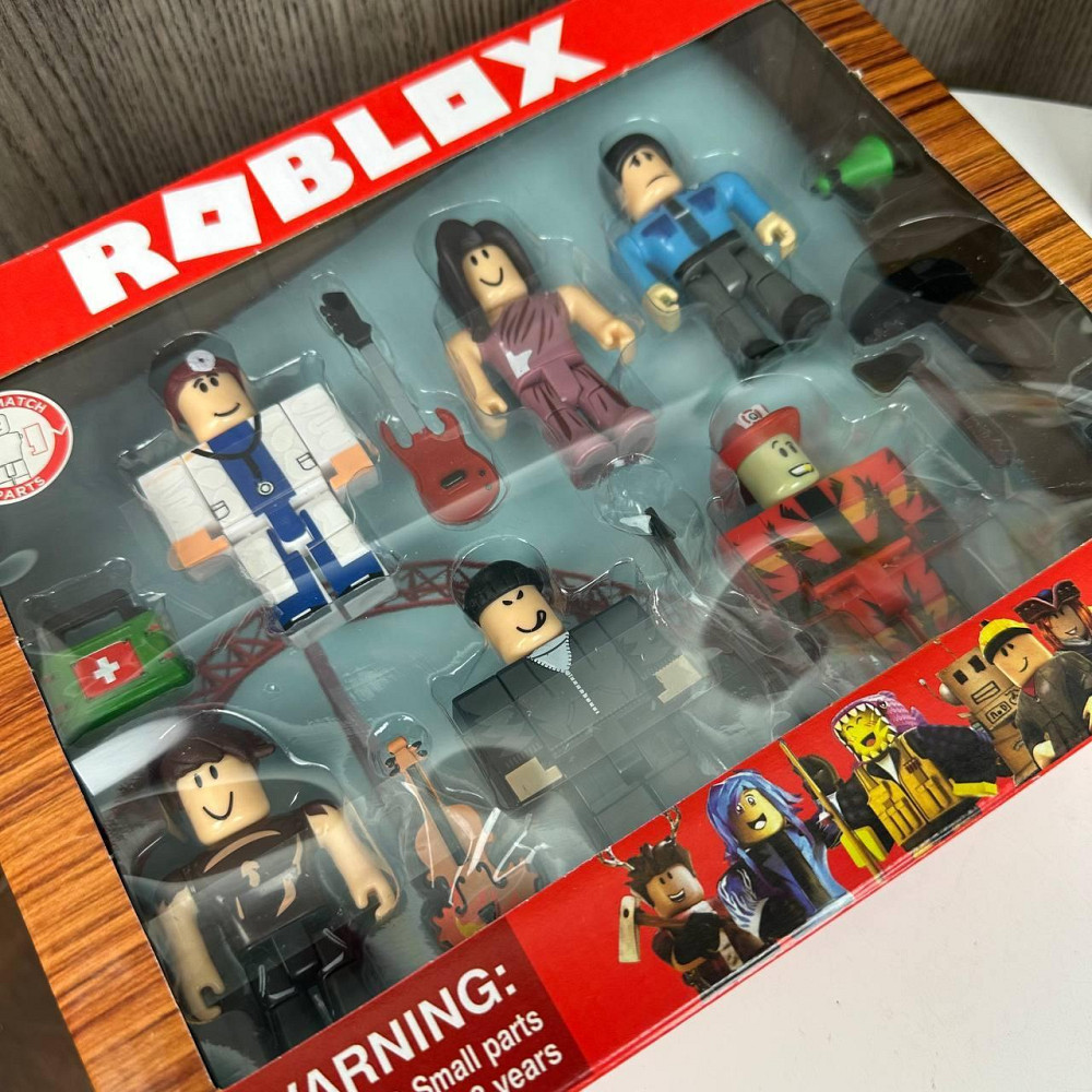 Ігрові фігурки Роблокс 6 шт у коробці, набір фігурок іграшка Roblox поліцейський ( 24330 ) Харьков - изображение 6