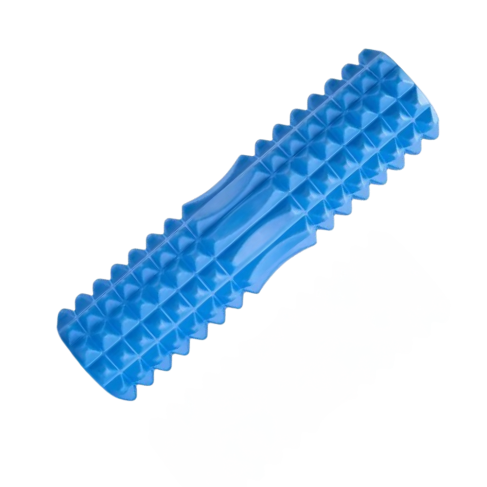 Ролик массажный для йоги и фитнеса,валик гимнастический, синий 45 х 12,5 см Каменец-Подольский - изображение 1