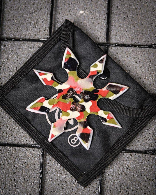 Металева зірочка Сюрикен Silver NINJA mtk ПП7697 Одеса - фото 4