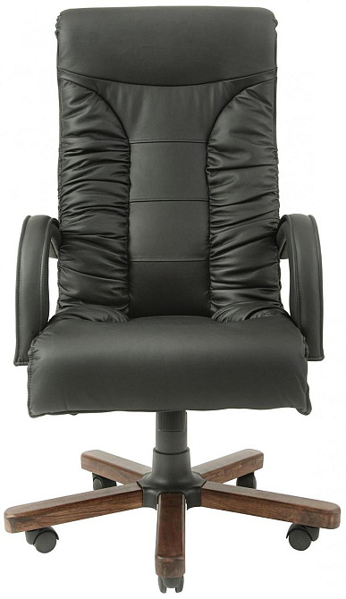 Офисное Кресло Руководителя Richman Onyx Fly 2230 Wood М1 Tilt Черный Киев - изображение 2