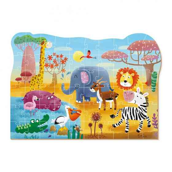 Дитячий пазл "Спекотна Африка" DoDo 300376, 60 ел. Вінниця