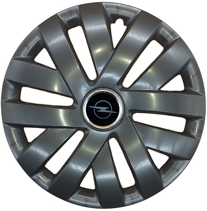Автомобільні модельні ковпаки R15 SJS Opel NEW 315 4шт, чорні Вінниця - фото 1
