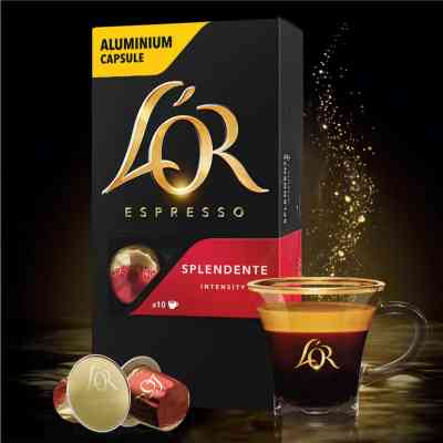Кава L'OR Espresso Splendente 100% Арабіка в капсулах 10 шт (8711000357910) Вінниця