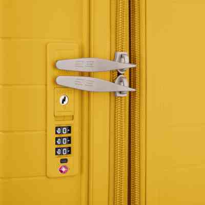 Чемодан 2E Aero 35/44 л бурштиново-жовта (2E-SPP-AERO-S-AY) Винница