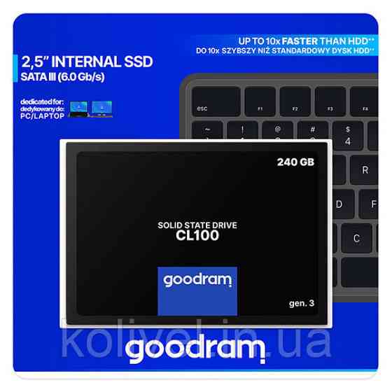 SSD 240Gb GoodRAM CL100 SATA III 2.5
