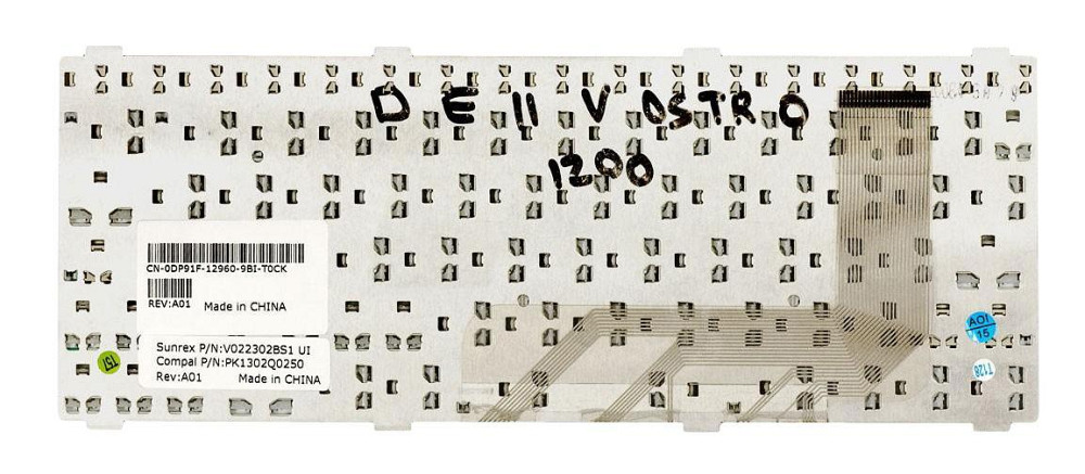 Клавиатура для ноутбука Dell Vostro (1220) White, RU Вінниця - фото 3