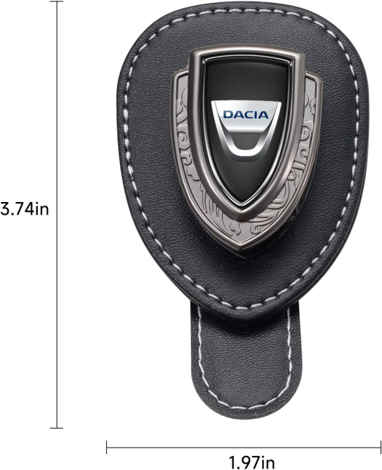 Автомобільний тримач, кліпса на сонцезахисний козирок для окулярів, карток з емблемою DACIA Луцьк - фото 3