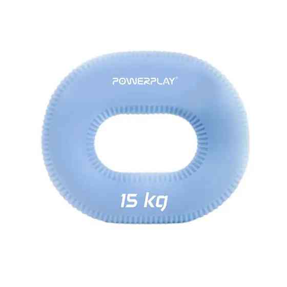 Еспандер кистьовий силіконовий PowerPlay PP-4336 Hand Grip Light 15 кг (Блакитний) Луцьк