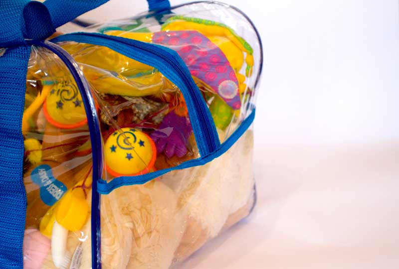 Компактная сумка в роддом для игрушек K005-blue (Синий) Сумы - изображение 2