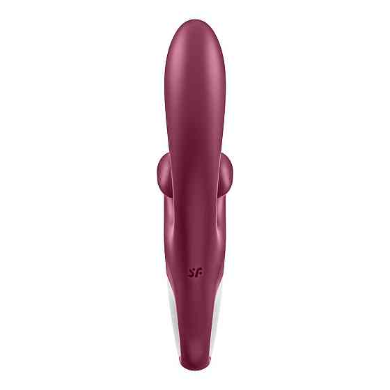 Вибратор-кролик Satisfyer Touch Me Red, двойной отросток, 3 мощных мотора Sex Aura Киев