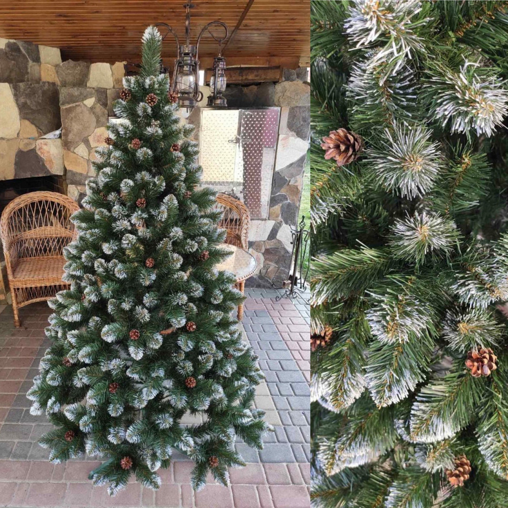 Елка искусственная новогодняя «Элитная» с шишками 1.5 / 1.8 / 2 / 2.5 м 2.2 Киев - изображение 1