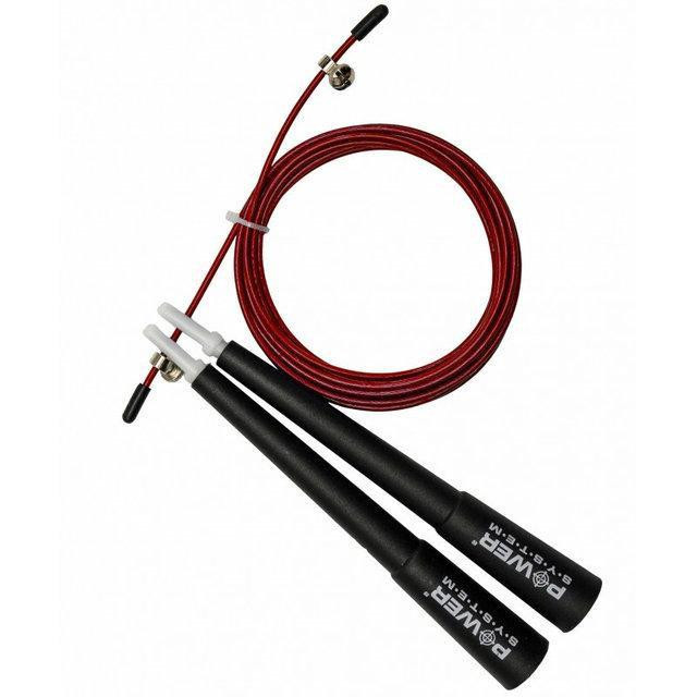 Скакалка швидкісна Power System PS-4033 Crossfit Jump Rope Red (2,8m.) Луцьк - фото 2