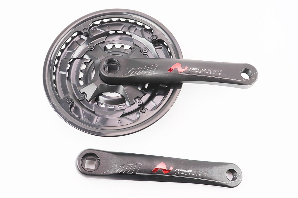 Шатуни "квадрат" 170мм, 42.34.24T MTB, алюмінієві, чорні MA16-311AP Київ - фото 1