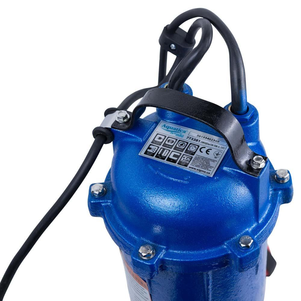 Насос канализационный 1.1кВт Hmax 10м Qmax 250л/мин AQUATICA mid (773381) Киев - изображение 3