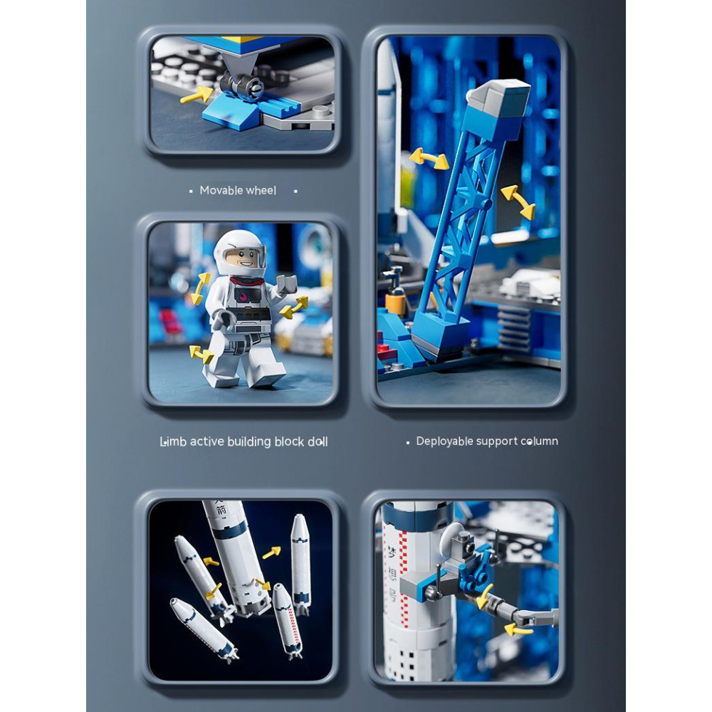 Конструктор LeleBrother космічний шатл, 458 деталь Київ - фото 3