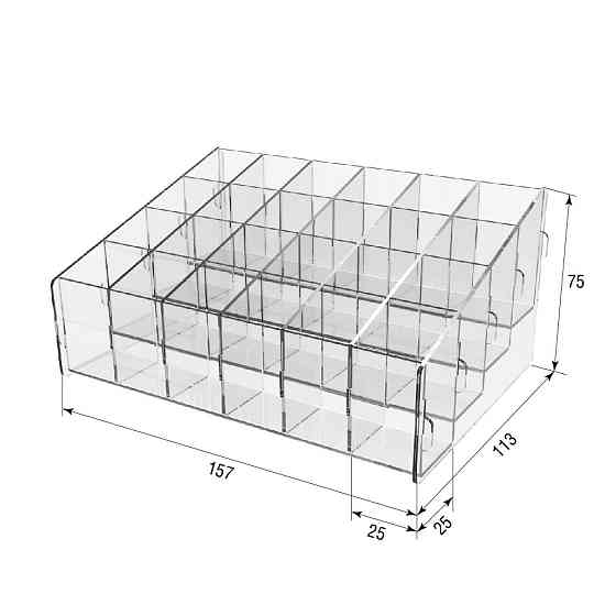 Органайзер для косметики EKOSTAR 24 ячейки Киев