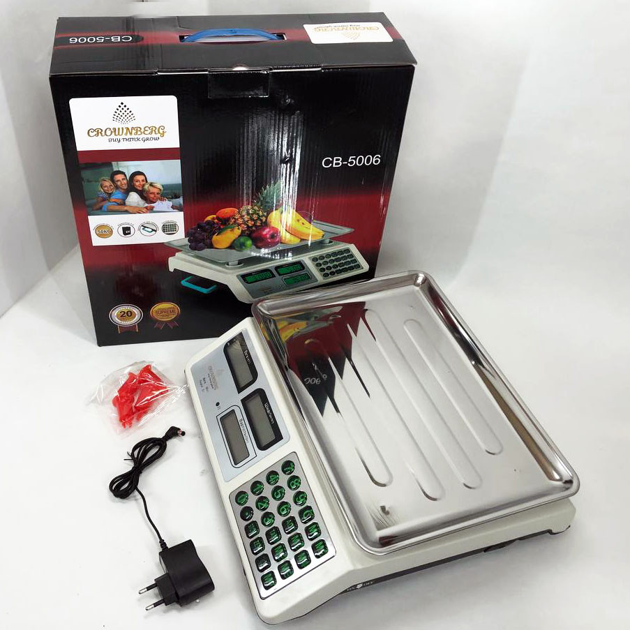 Качественные торговые весы 50 кг, Компактные весы для бизнеса для уличной торговли BN-16 Львов - изображение 1