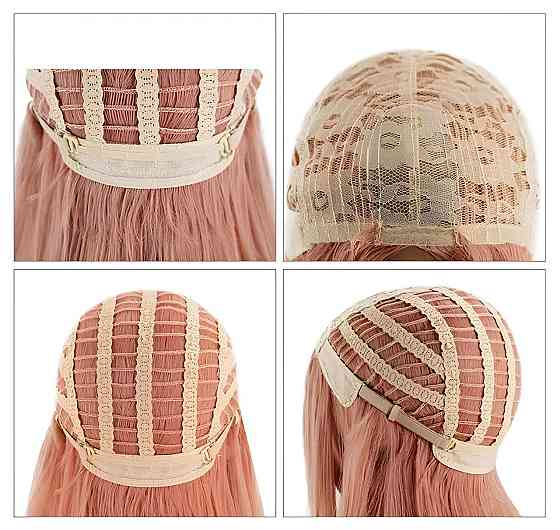 Довгі фіолетові перуки RESTEQ — 100 см, пряме гладке волосся для косплею, аніме, вечірок та фотосесій Київ