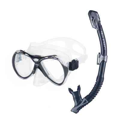 Набор для плавания Aqua Speed Manus + Borneo 8238 606-07 чорний Уні OSFM (5908217682383) Винница