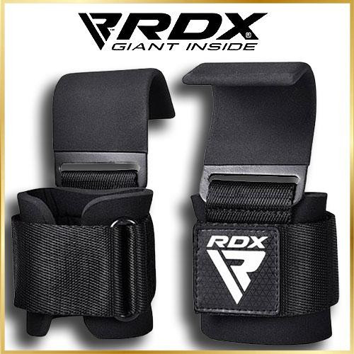 Гаки для тяги RDX Neoprene для надійного захоплення із захистом зап'ястків для силових вправ Київ - фото 4