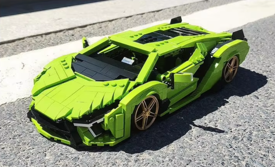 Конструктор “Спортивная машина” на 1168 деталей,зеленая Каменец-Подольский