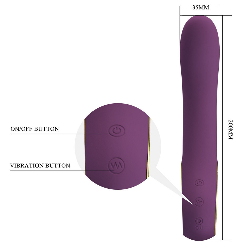 Смарт вибратор Pretty Love - Ethan Purple Mobile APP Control, BI-014412HP Sex Aura Киев - изображение 7