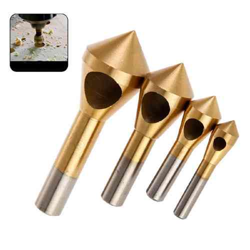 Набор конических зенковок 4 шт, HSS сталь Киев