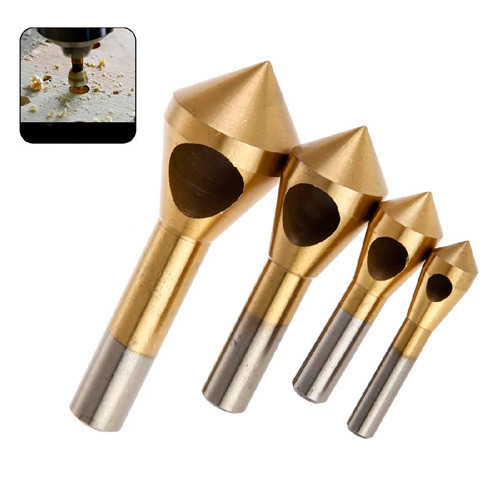 Набор конических зенковок 4 шт, HSS сталь Киев - изображение 1