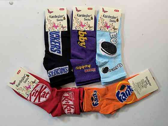 Жіночі шкарпетки за висотою в наборі з 5 шт. розмір 36-40 Kardesler Набір Київ