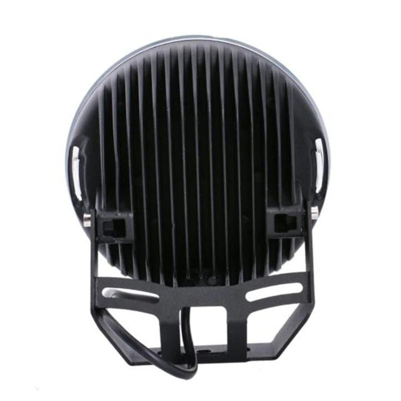 Светодиодная фара StarLight HP-GZD-088-Black круглая, дальний точечный белый свет 45W 4500Lm 6000K 12/24V (| 220мм) Харьков - изображение 7